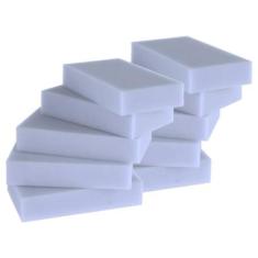 Imagem de Kit 10 Esponja Mágica Remove Tira Mancha Bucha Limpa Parede Tenis Chao