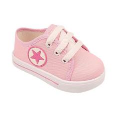 Imagem de Tenis Sapatinho De Sola  Bebe Com Cadarço Estrela - Hb Moda Kids E Adu