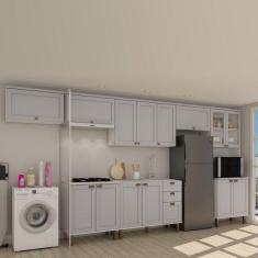 Imagem de Cozinha Modulada Completa Com A rea De Servi o Integrada 100%