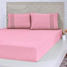Imagem de Lençol Casal Bella Cama Malha 100% Algodão 138x188x30cm - Bene Casa, C