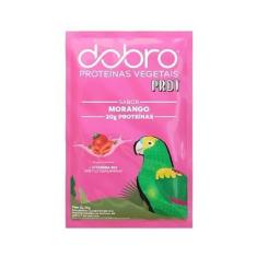 Imagem de Proteína Vegana Morango Sachê Dobro 30g
