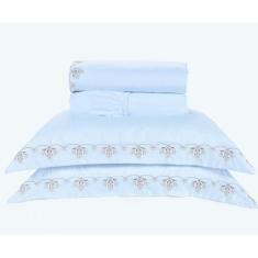 Imagem de Lençol Solteiro Urban Bordado 200 Fios 100% Algodão - Doce Lar Enxovai
