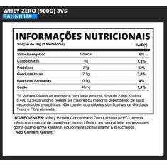 Imagem de Whey Protein Zero Lactose 900g - 3vs Nutrition - Full Entrega Rapida - Baunilha