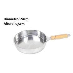 Imagem de Frigideira Alumínio Fundido Polido 24cm