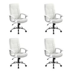 Imagem de Conjunto com 4 Cadeiras de Escritório Presidente Office Plus