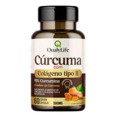 Imagem de Colágeno Tipo 2 E Curcumina 60 Cápsulas Qualylife
