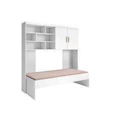 Imagem de Quarto Modulado Infantil Chiara_ Módulo Aéreo E Cama Branco_ Phoenix B
