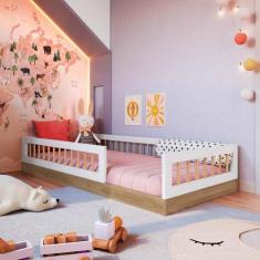 Imagem de Kit Para Quarto Com Cama Infantil Montessoriana E Colchão - Completa Q