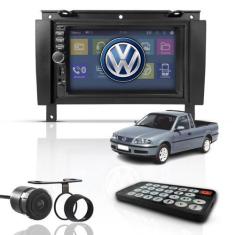 Imagem de Kit Central Multimídia Mp5 2 Din Bt Espelha Dvd Saveiro G3 - First Opt