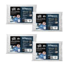 Imagem de Kit 4 Travesseiros Extranasa Firme - Fibrasca