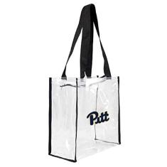 Imagem de Littlearth Bolsa quadrada transparente NCAA Pittsburgh Panthers, 29 x 14 x 29 cm, transparente