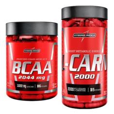 Imagem de Bcaa 90 Caps + L-Carnitina L-Carn 120 Caps Integralmedica