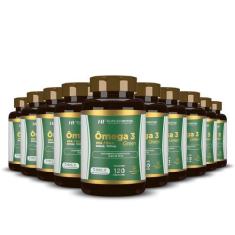 Imagem de 10X Omega 3 120 Caps Epa540mg + Dha360mg Hf Suplementos - Hf Suplement