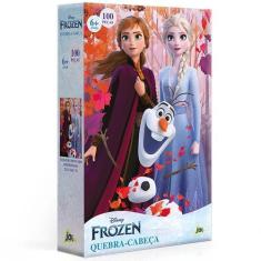 Imagem de Quebra Cabeca Frozen 100 Pecas Toyster