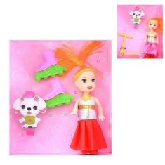 Imagem de Boneca Little Amy Com Patins Ou Patinete Infantil Art Brink