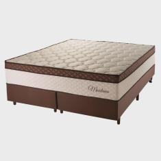 Imagem de Cama Box Super King Hellen Colchões Molas Ensacadas Montana Master 193x203x71