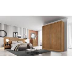 Imagem de Guarda Roupa Solteiro 2 Portas 3 Gavetas - Toledo-Cumaru - Móveis Novo
