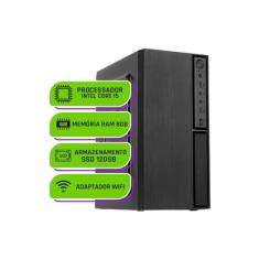 Imagem de Computador PC CPU Intel i5 8GB Memoria Ram SSD 120GB Wifi Bivolt