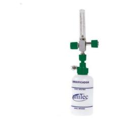 Imagem de Kit Fluxômetro + Umidificador De 0-15 L Para Oxigenoterapia - Unitec