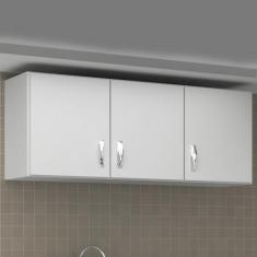 Imagem de Armário Aéreo Cozinha 120 Cm Cz611 Branco - Evidência Móveis - Evidenc