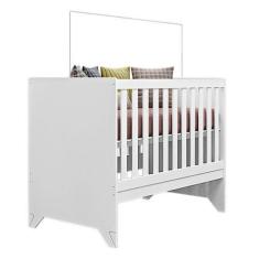 Imagem de Berço Americano Retro Maya Branco Acetinado  Canaã - Canaa Baby