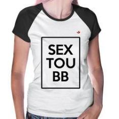 Imagem de Baby Look Raglan Sextou Bb - Foca Na Moda