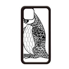 Imagem de Pinguim com tinta humana silenciosa para iPhone 12 Pro Max Capa para Apple Mini Mobile Case