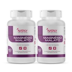 Imagem de 2x Magnésio Malato 60 Capsulas de 500mg Nataly