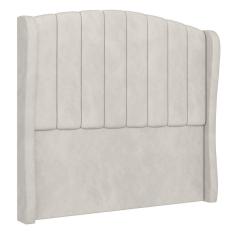 Imagem de Cabeceira Casal Queen Cama Box 160cm Glenda I02 Veludo Bege - Mpozenato