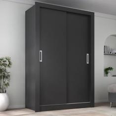 Imagem de Guarda Roupa Solteiro 2 Portas Liz Yescasa Preto