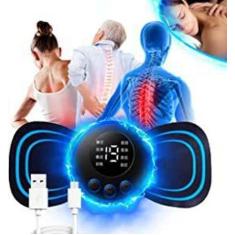 Imagem de Massageador Portátil Mini Recarregável Dor Pescoço Coluna Pernas Elétr