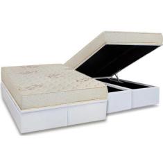 Imagem de Conjunto Box Baú Queen: Colchão Espuma Luckspuma D45 Gran Luck + Base