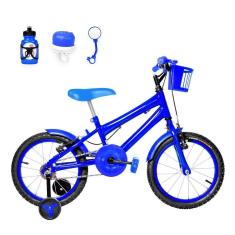Imagem de Bicicleta Infantil Masculina Aro 16 Alumínio Azul