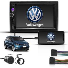 Imagem de Kit Multimidia 2 Din Mp5 Bt Espelhamento Volkswagen Spacefox - First O