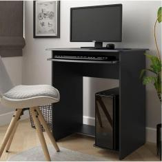 Imagem de Mesa de computador preta - Prática