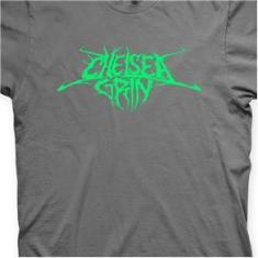 Imagem de Camiseta Chelsea Grin Chumbo e Verde em Silk 100% Algodão