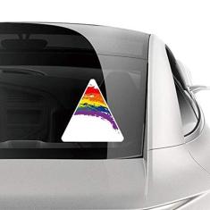 Imagem de DIYthinker LGBT Adesivo arco-íris gay lésbica transgênero carro adesivo de motocicleta bicicleta bagagem decalque