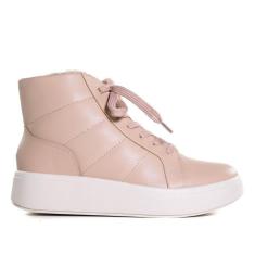 Imagem de Tênis Botinha Feminino Zariff Bege-Feminino