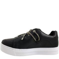 Imagem de Tênis Feminino Casual Dia a Dia Flatform Cadarço em Strass Ramarim 2393208