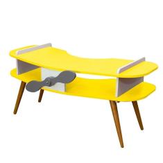 Imagem de Mesa Avião Infantil Pé Palito Formato Avião