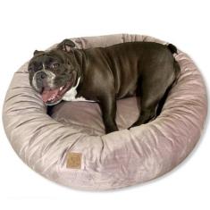 Imagem de Cama Para Pets Cães E Gatos Nuvem Veludo G 70X70 - Decoração Atelier
