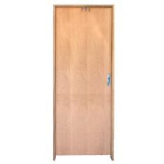 Imagem de Kit Porta De Madeira Semi-oca Lisa Rodam Padr o Curupix  - La