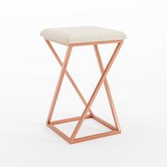 Imagem de Banqueta Z Baixa 48cm Com Armação De Metal - Automac Decor