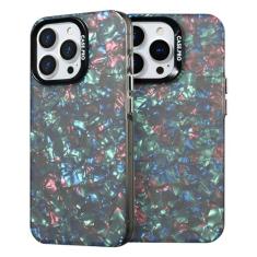 Imagem de GANGANPRO Capa para iPhone 14 Pro Sparkly Opal Glitter Case 6,1 polegadas translúcido TPU macio bumper capa protetora para celular mulheres meninas