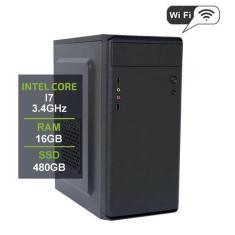 Imagem de Pc Computador Processador Intel Core I7 3.4ghz SSD 480gb Memória 16gb 