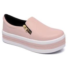 Imagem de Tenis Sapato Sapatenis Salto Alto Feminino Yate Slip-On - J.Rei Calçad