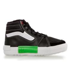 Imagem de Tênis Casual Cano Alto Infantil Kidy Urban Black/Green 35-Masculino