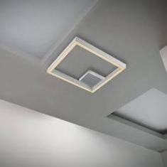 Imagem de Arandela Plafon Fit Led 33,6w 41x41cm 3000k Aluminio Branca St1285