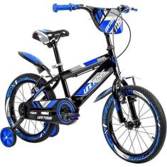 Imagem de Bicicleta Infantil Aro 16 Bike Pro Aventura Cor Azul Com Freios V-brak