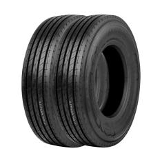 Imagem de Jogo 2 Pneus Itaro Aro 22.5 ITS303 295/80R22.5 152L 18 Lonas - Direcional / Liso